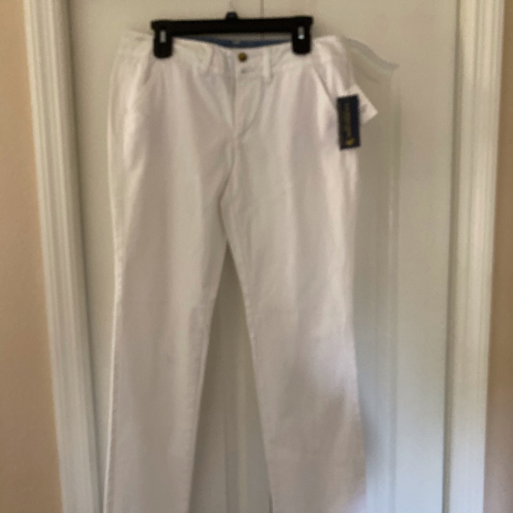 US Polo Assn white trouser